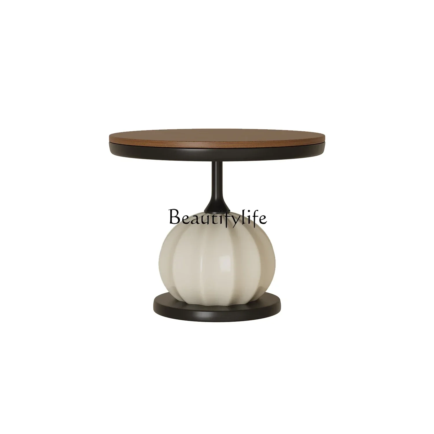 

yj58 Modern Minimalist Small round Table Living Room Balcony Creative Corner Table Bedside Table