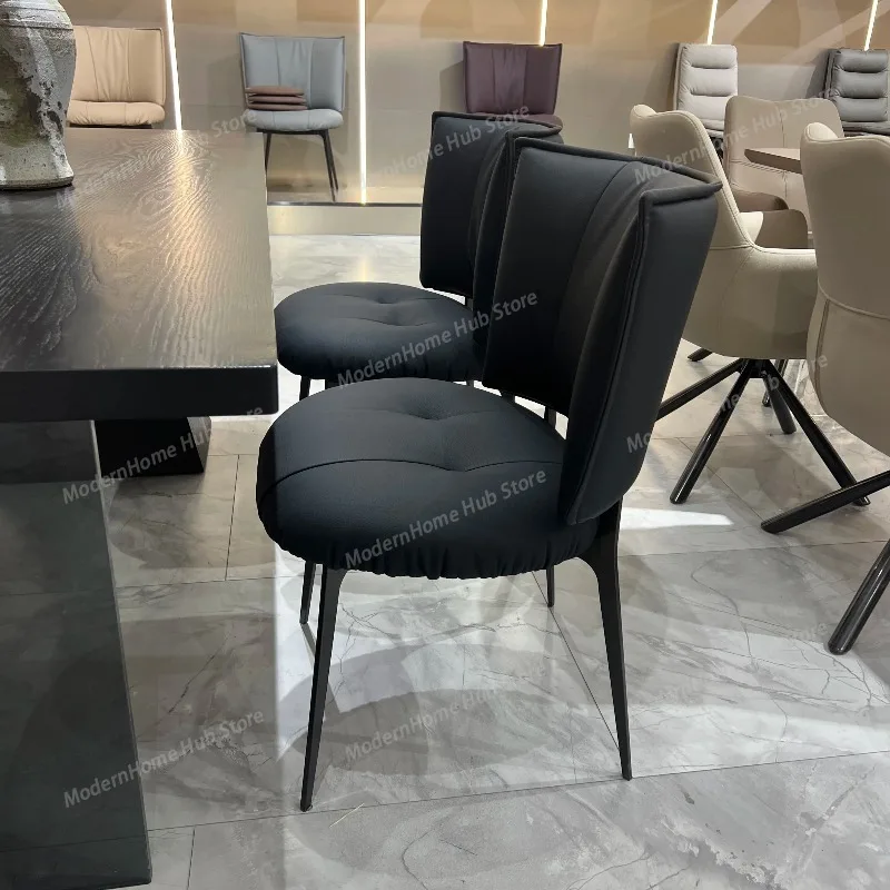 

Sleek Elegant Dining Chairs Scandinavian Inspired Kitchen Seating Ergonomic Living Room Accent Chair Modern Home Furniture Decor