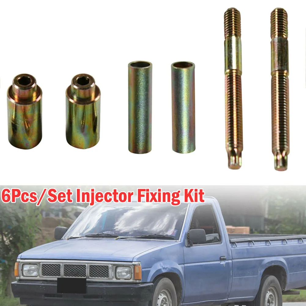 6Pcs Car Injector Fixing Kit Metal For TRAFIC MASTER/For PRIMASTAR 2.2 2.5 DCi 8200553118 Auto Accessories