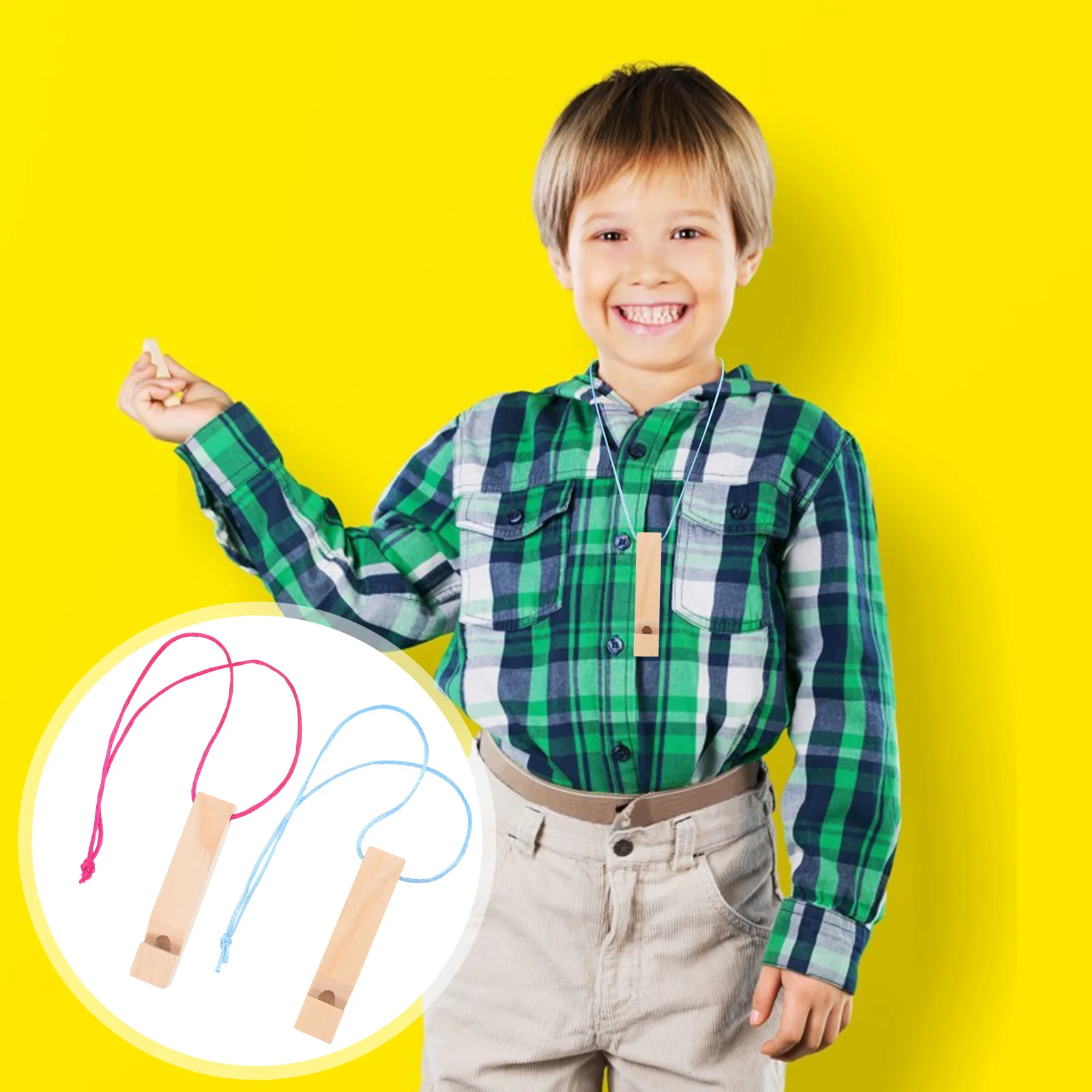 

2Pcs Mini Wooden Whistle for Toddlers and Kids Natural Wood DIY Musical Instrument for Role Play Train Theme Party Outdoor