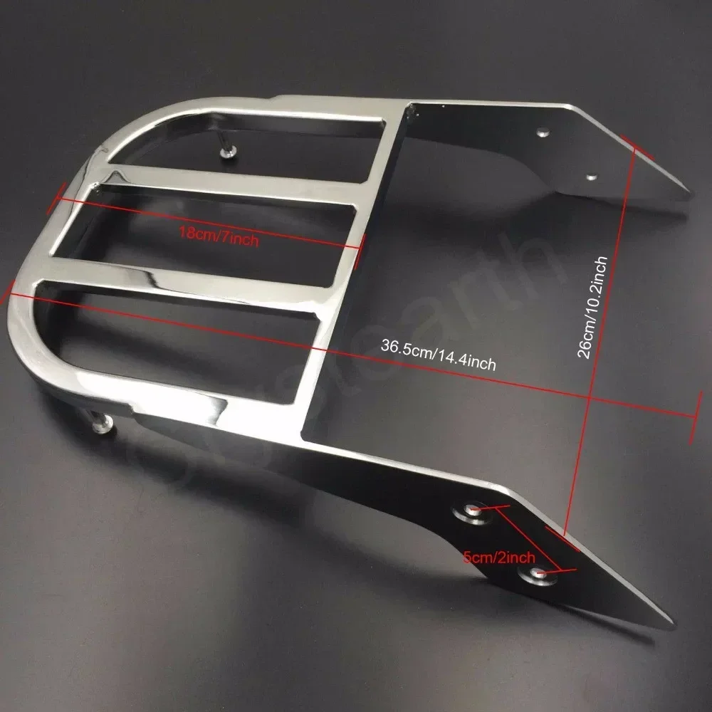 Motorcycle Chrome Sissy Bar Luggage Rack Fit For Honda VTX1300C 2002 2003 2005 /VTX 1800C 2002-2011 /VTX1800F 2005-2011