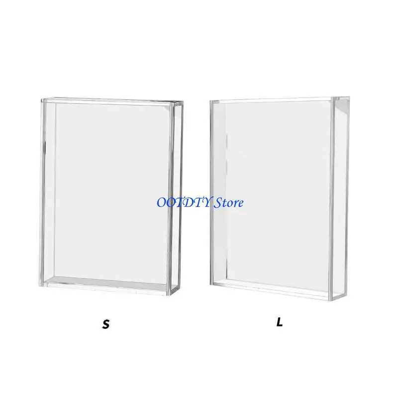 367A 5×7inch Shadows Box Frame,Acrylic Photo Picture Frames,DIY Tabletop Display Case