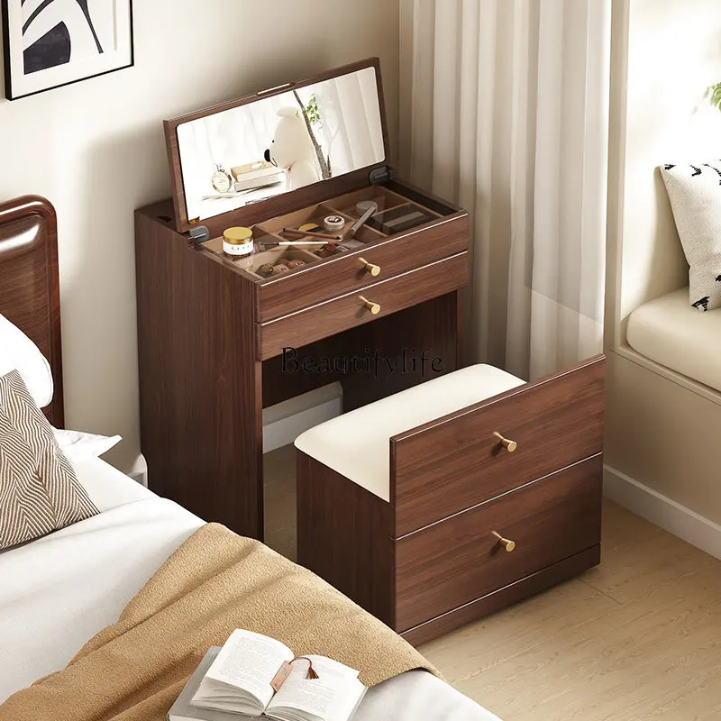 

Dressing Table Modern Minimalist Bedroom Dresser Small Apartment Room Small Light Luxury Dressing Table