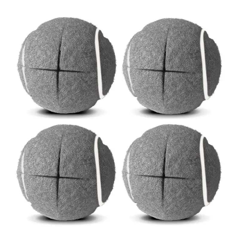 

4PCS Precut Tennis Balls For Walkers, Felt Glides, Universal Fit For Most Walkers & Furniture Legs, Easy Installation