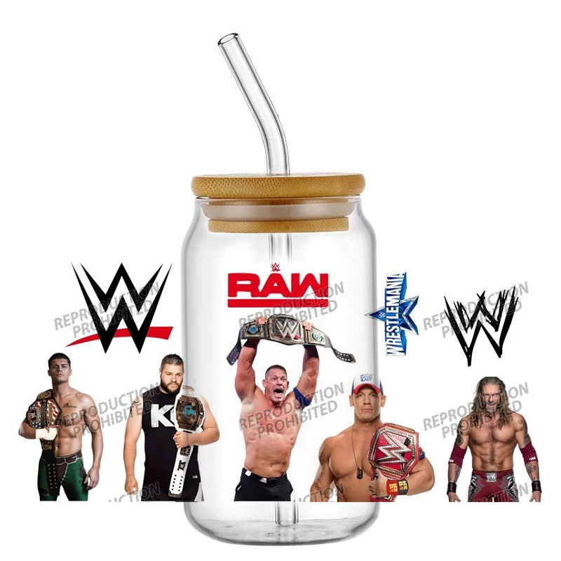 جديد 29 تصميم ألعاب رياضية أمريكية شعبية 16 أوقية UV DTF ثلاثية الأبعاد ملصق الشارات يلتف الزجاج يمكن الكؤوس الحرفية الإبداعية لتقوم بها بنفسك هدايا عيد الميلاد #1