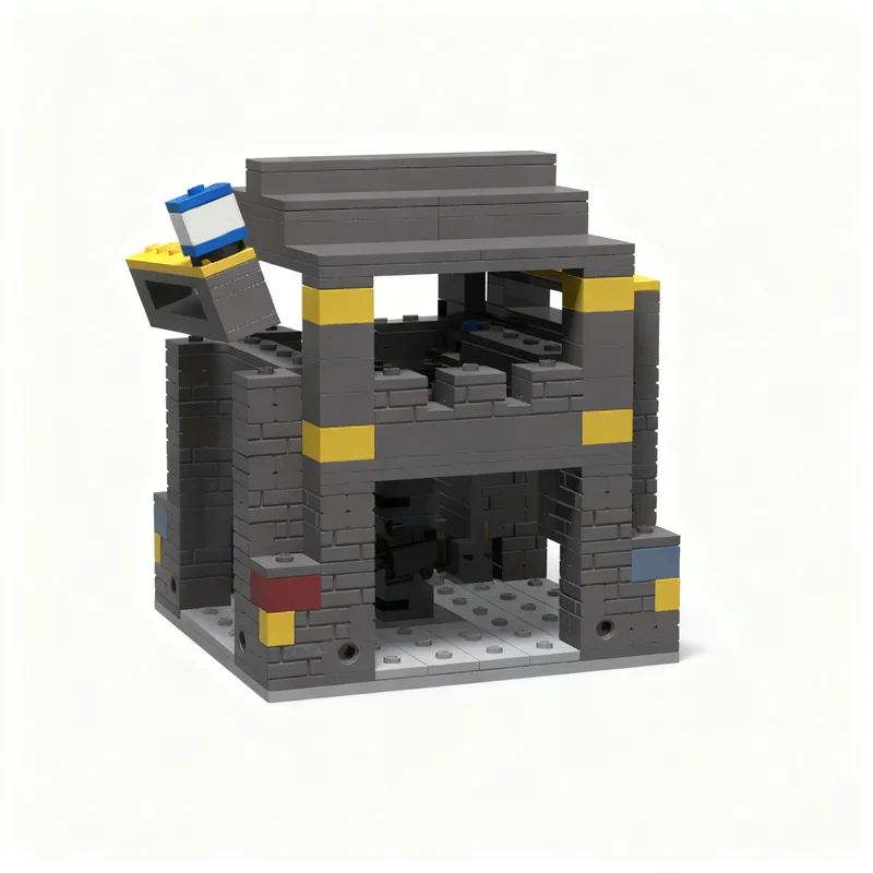 391pcs MOC PVP Challenge Sniper Tower My World Model Building Blocks Architecture Festival Gifts Toys Idea Education Brick
