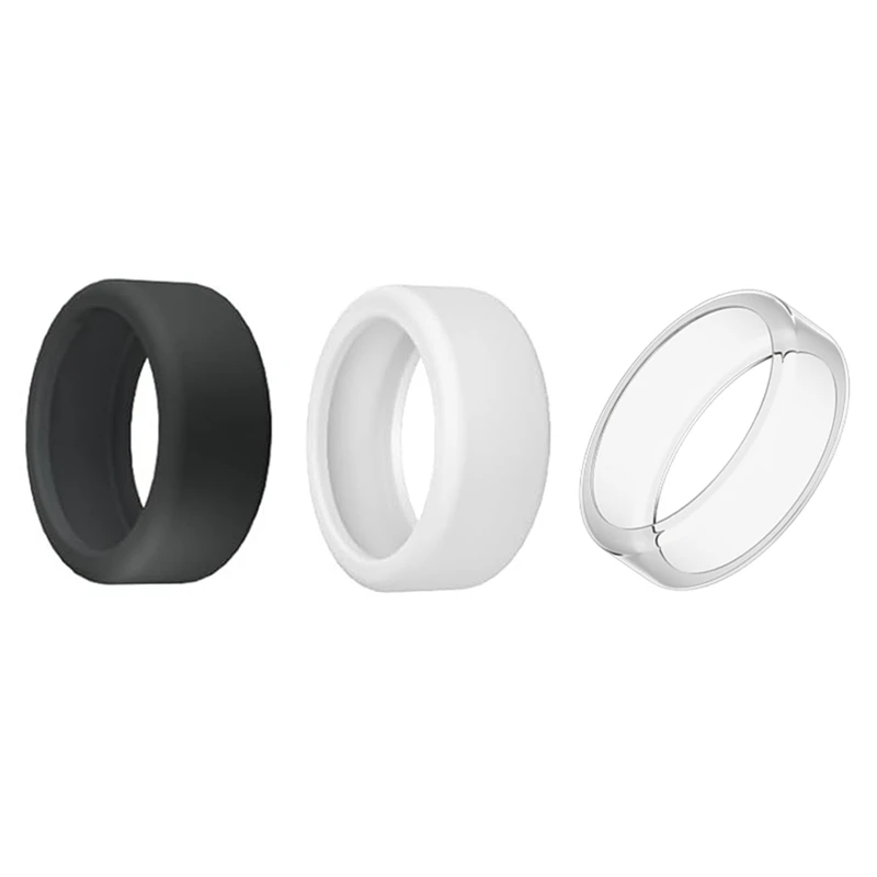 Silicone Ring Protector For Oura Ring, 3 Pack Elastic Ring Cover For Oura Ring Gen 3 For Working Out (S (6/7/8/9/10))