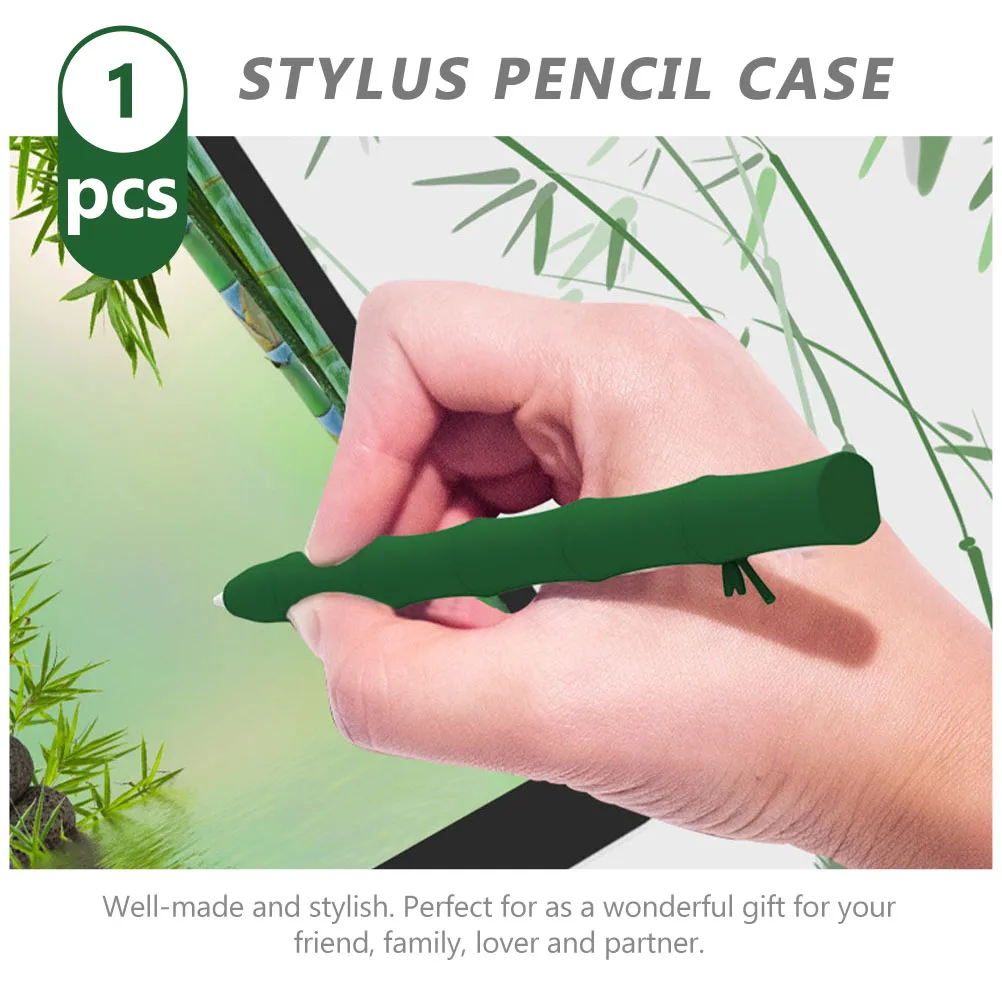 

Stylus Case Pencil Cases Silicone Protector Protective Sleeve Textured Bag for and Cover