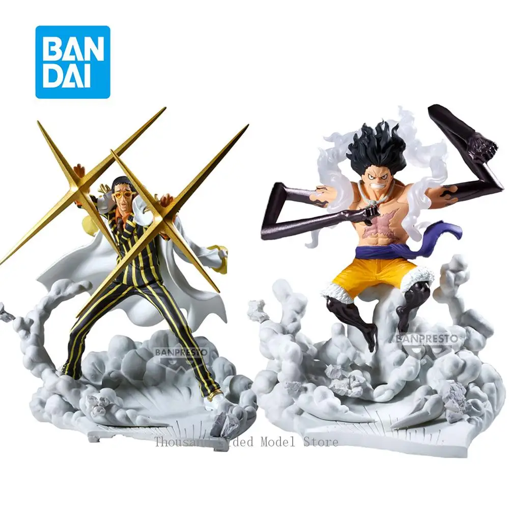 

Оригинальная фигурка Banpresto Senkou Zekkei One Piece Kizaru Monkey D. Luffy Gear 4, детские коллекционные игрушки, украшения