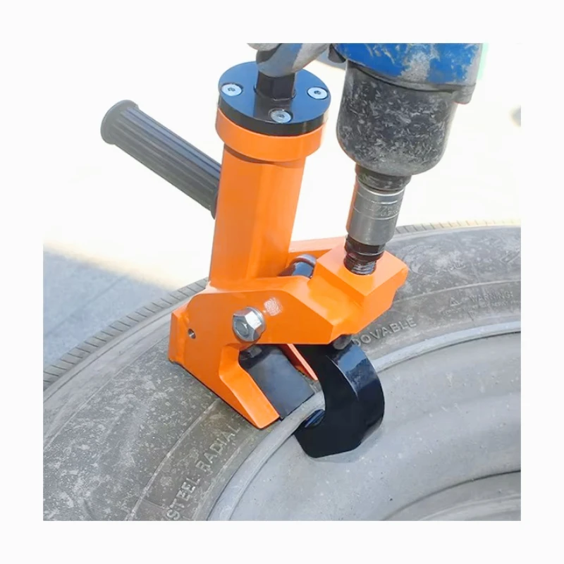 

Portable tire remover truck bus portable tire repair tool hydraulically inflated truck tire replacement bead crusher