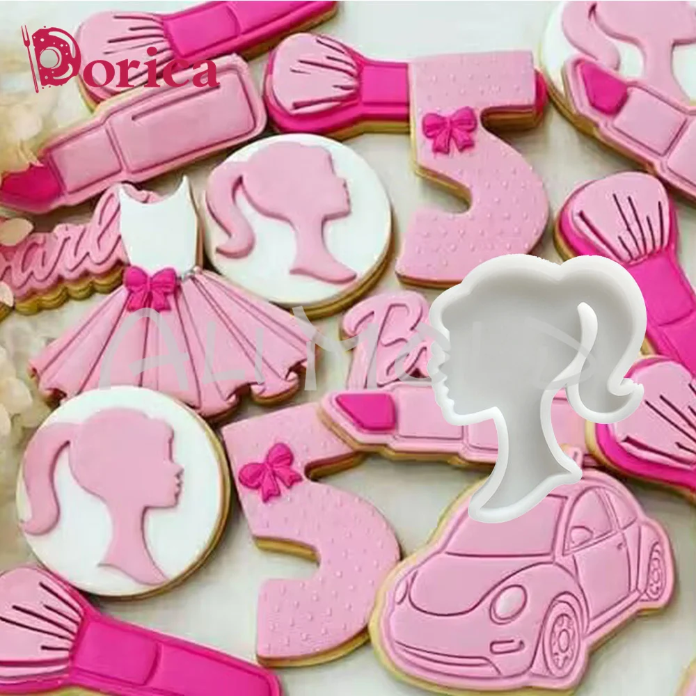 Pretty Girl Silicone Mold DIY Chocolate Cake Mold Fondant Cake Decorating Tools Kitchen Baking Accessories