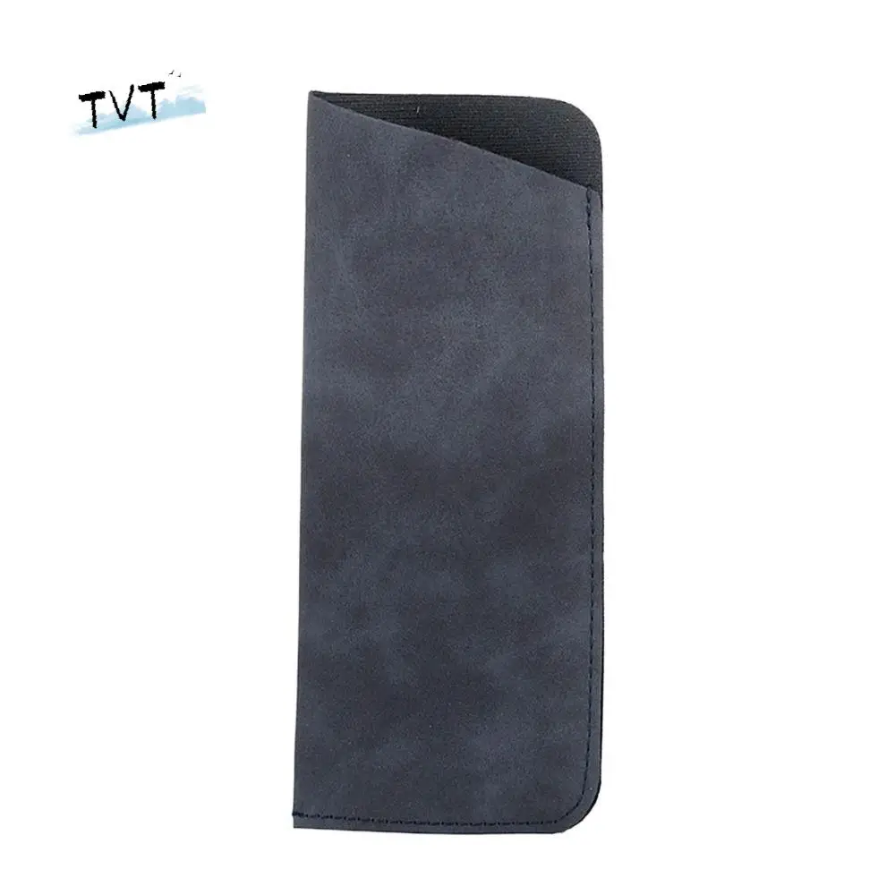 

Rectangle PU Leather Glasses Bag Covered Velvet Lining Sunglasses Bag Portable Solid Color Eyeglasses Holder Jewelry Packing