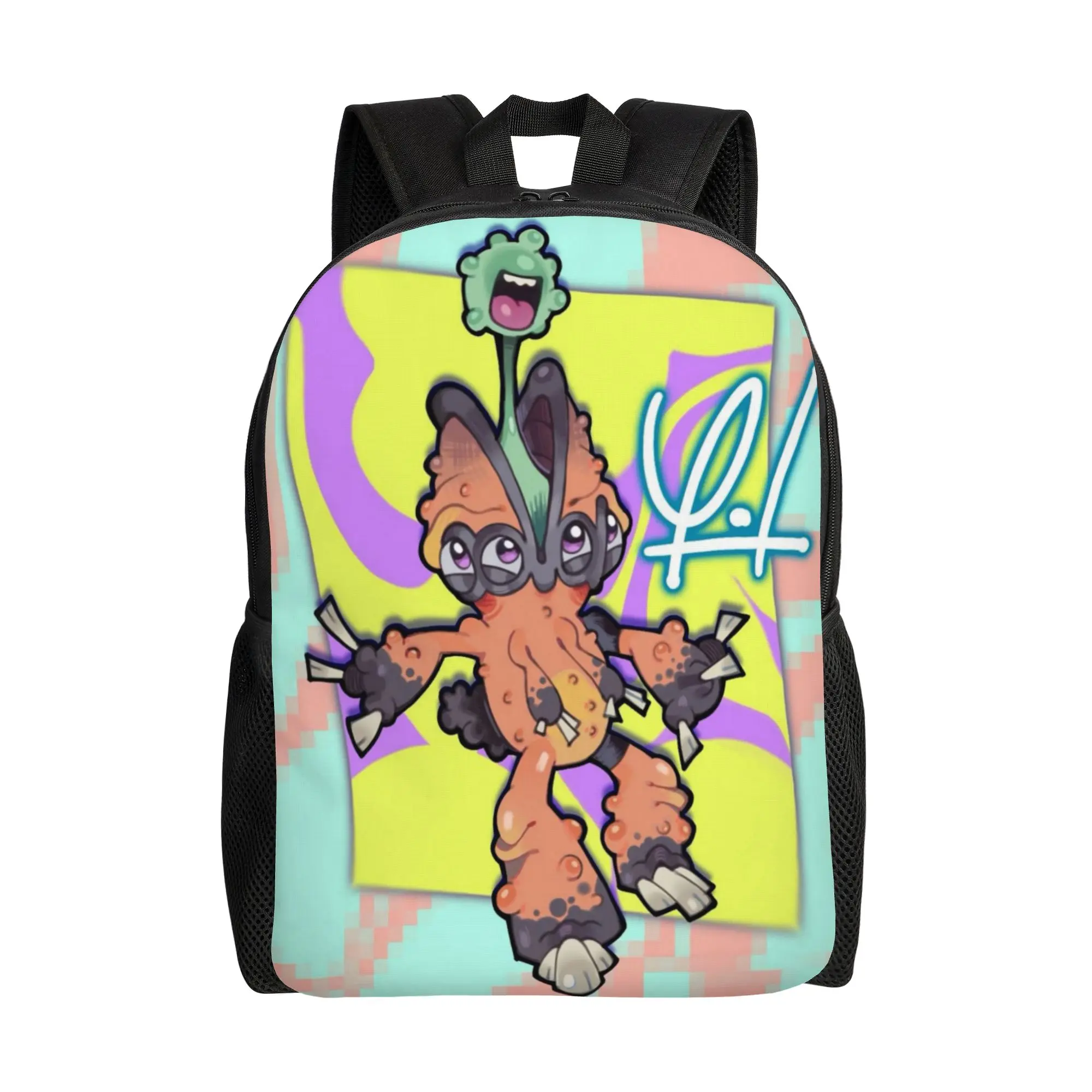 YOOREEK My Singing Monsters Backpack  Boy Polyester Travel Backpacks Lightweight Funny High School Bags Rucksack