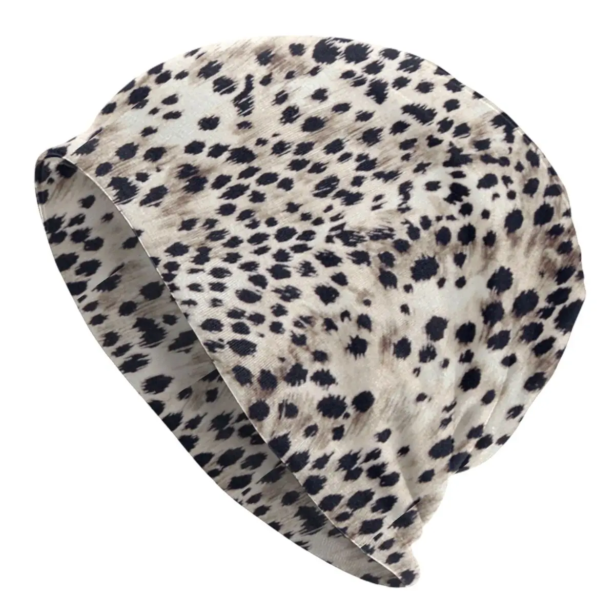 

Faux Animal Fur Snow Leopard Cap Casual Autumn Winter Outdoor Skullies Beanies Hat Spring Warm Head Wrap Bonnet Knitting Hats