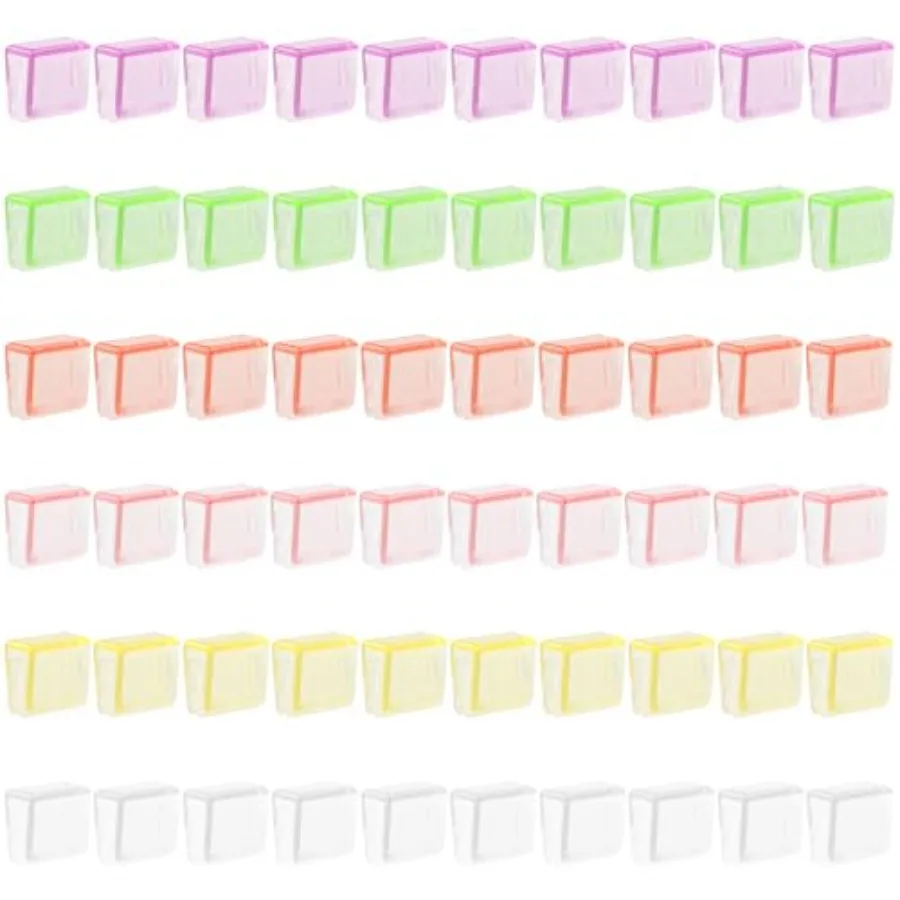 

Colorful Plastic Binder Clips Medium Slide Fasteners for Book and Paper 50 Sheet Capacity Paper Fasteners for Office School and