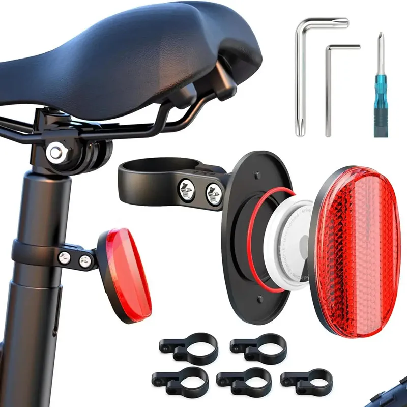 

Для Air Tag велосипедный скрытый водонепроницаемый защитный держатель для Airtag велосипедные отражатели GPS трекер противоугонное крепление на подседельный штырь велосипеда