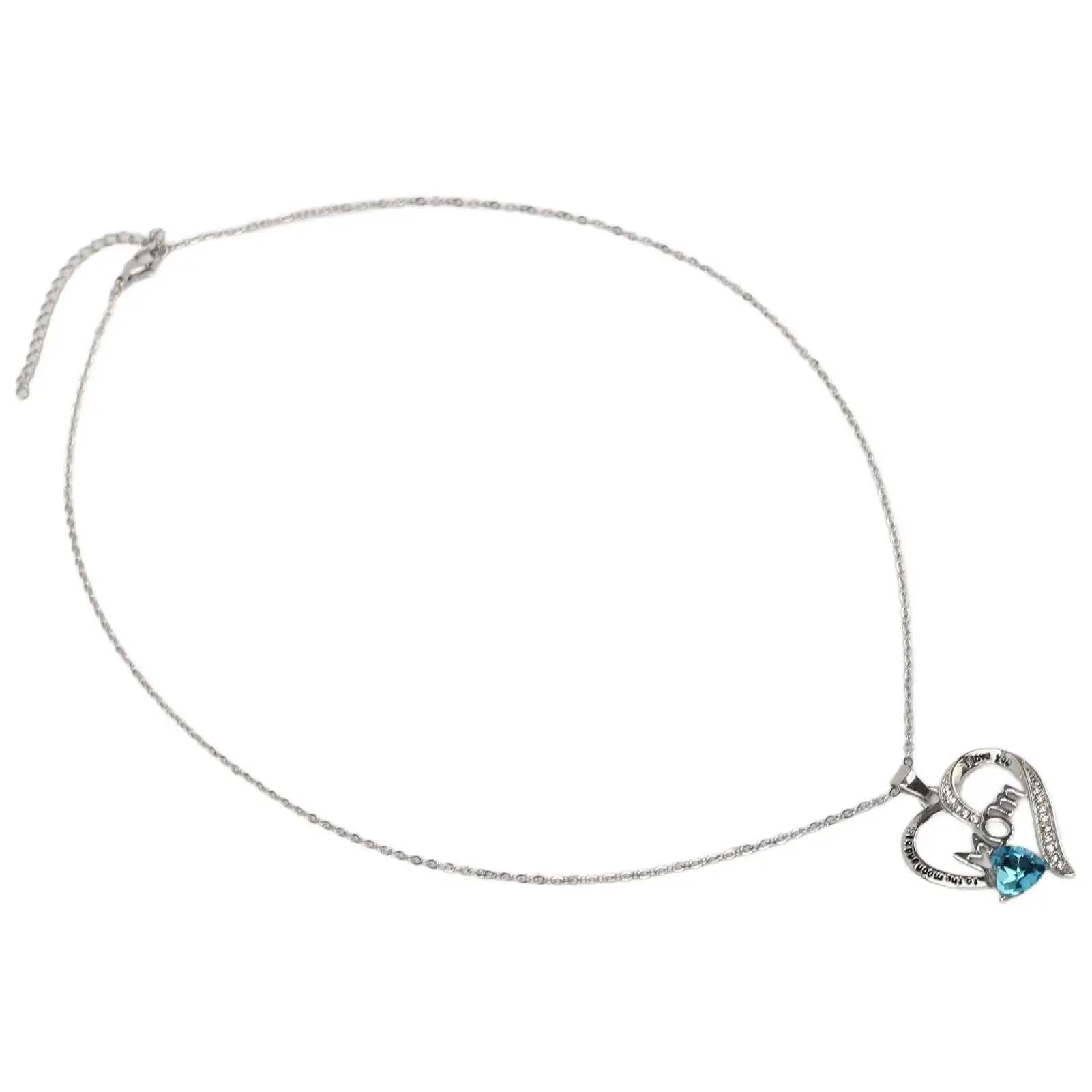 Colar de strass em forma de coração, pingente de letra personalizado, joias de liga brilhante para mulheres, festa, dança, roupa