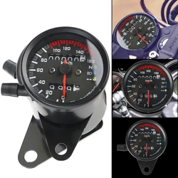 Motorcycle Speedometer Universal with LED Signal Light for Cafe Racer Motorbike Backlight Indicator 12V Odometer Gauge