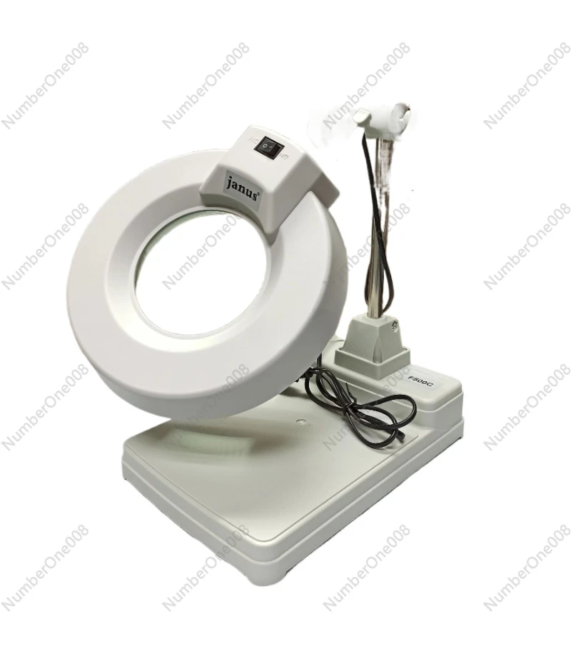 

F500C Lamp Power 24W Lens Size 120mm Magnification 10 Times Optical Glass Desk Lamp Magnifying Glass