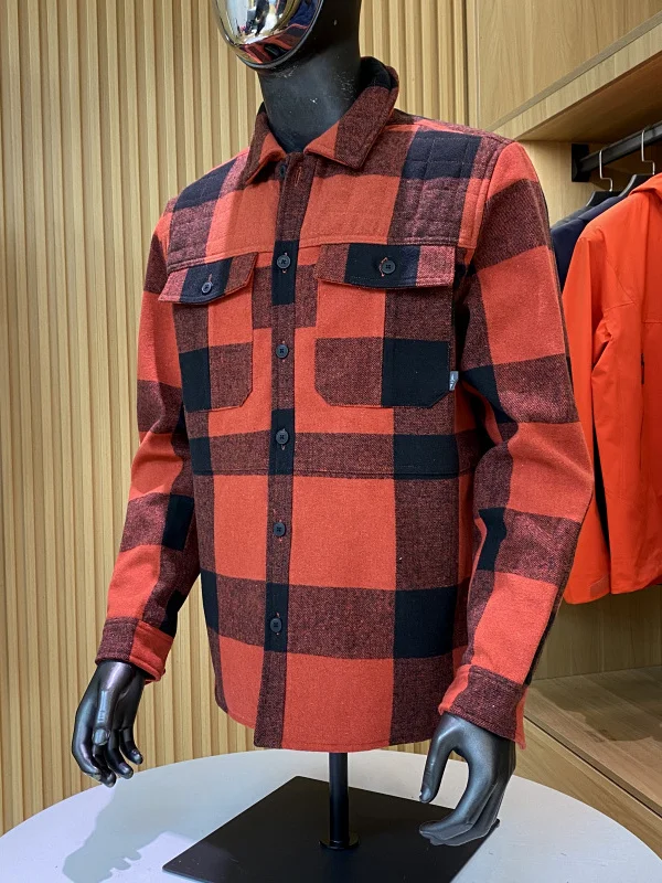 Thiened Warmth メンズ レトロ カジュアル 多用途 ワークウェア フランネル ジャケット コート アメリカン テーラード スタンド フィット ロング スリーブ B...