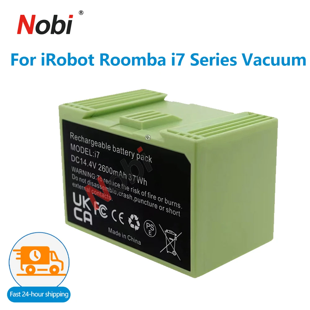 

Литий-ионный аккумулятор Nobi 14,4 В 2600 мАч i7 для iRobot Roomba e и i Series i7 + 7150 7550 e5 e6 i3 i3 + 3150 i4 i4 + 4550