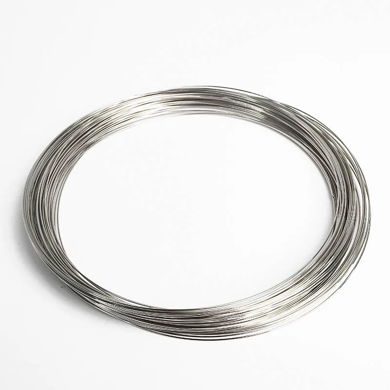 100 pętli posrebrzane okrągłe pamięci frezowanie drutu stalowego dla DIY bransoletka mankiet Making ocena biżuteria Craft 115mm duży rozmiar