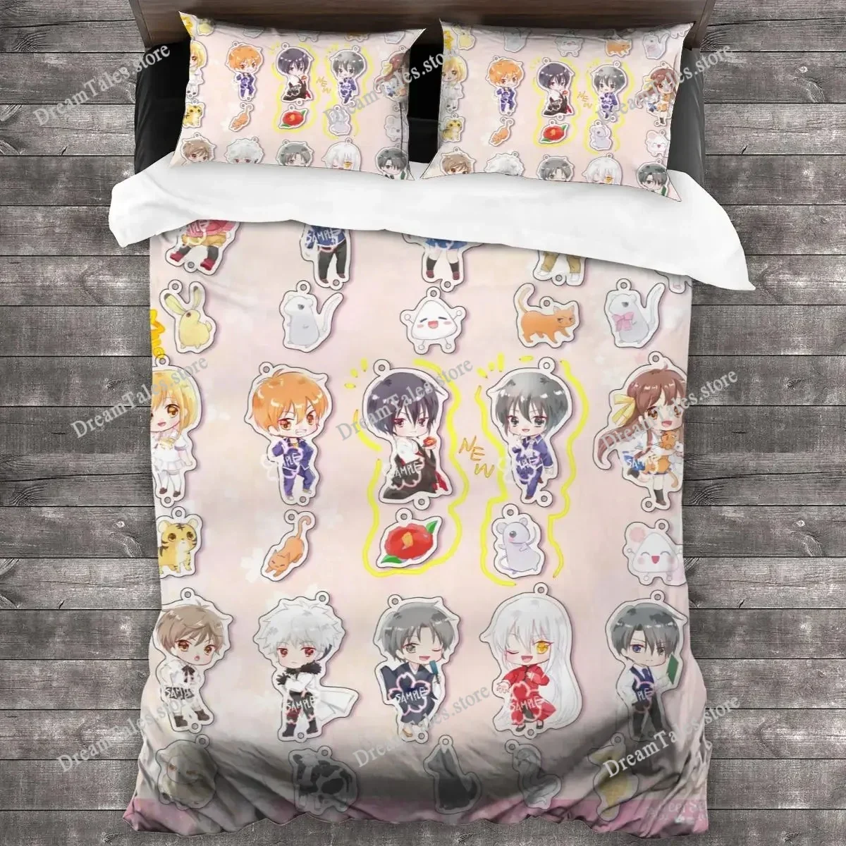 

Exquisite 3D Anime Fruits Basket All Season Wallpaper Print Bedding Set Duvet Cover Comforter Bed Youth Kids Girls Boys Gift741