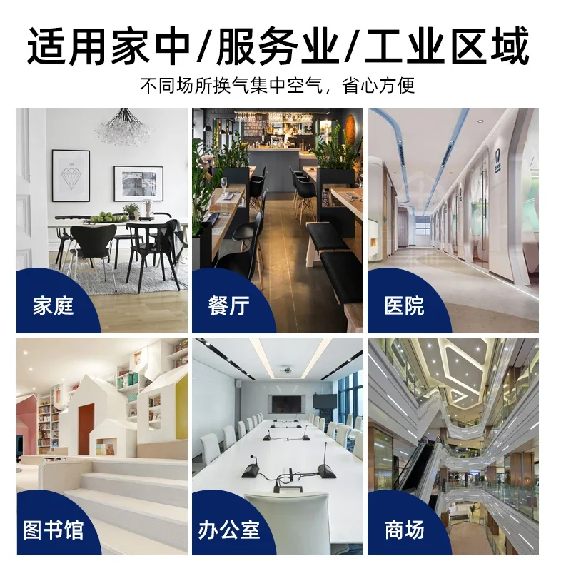 Poderoso e silencioso cozinha exaustor de fumaça ventilador de ventilação banheiro