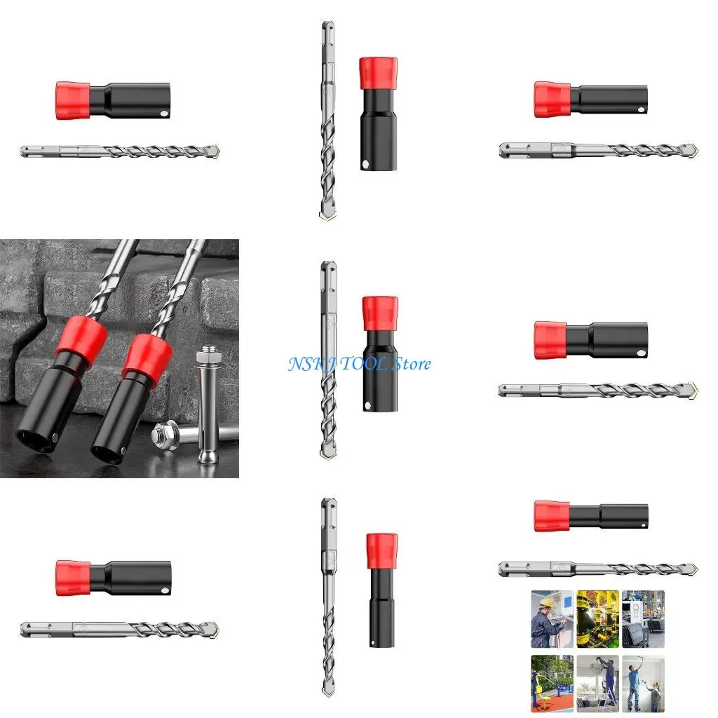 

L8RC Drill Bit Extension Drill Bit Holder Tool for DIY Electrical Woodwork
