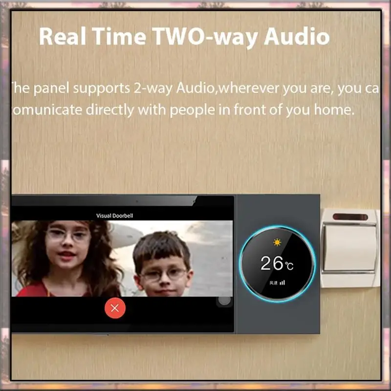BAAZ HOT Tuya Panel Control Wifi Zigbee Devices Tuya Zigbee Gateway Build In 6 Inch Nspanel Tuya Smart Home Control Panel