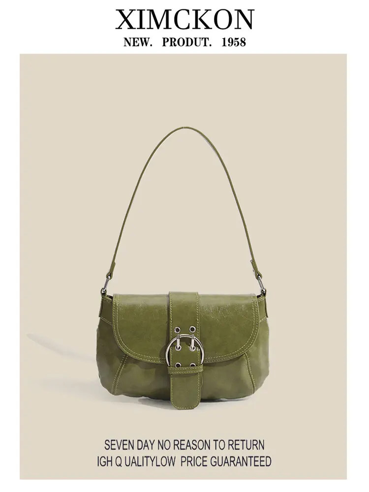 

Сумка XIMON 2026: Новая модная универсальная сумка-багет на одно плечо для молодых женщин
