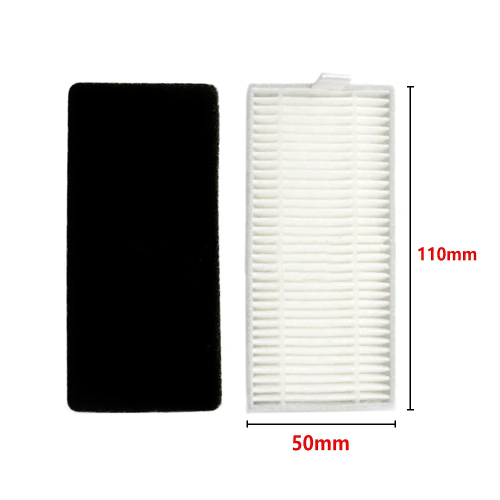 Side Brush + Filter + Mop + Roller Brush For NEATSVOR X500/X600 Robot Vacuum Cleaner Accessory Replacement Kit