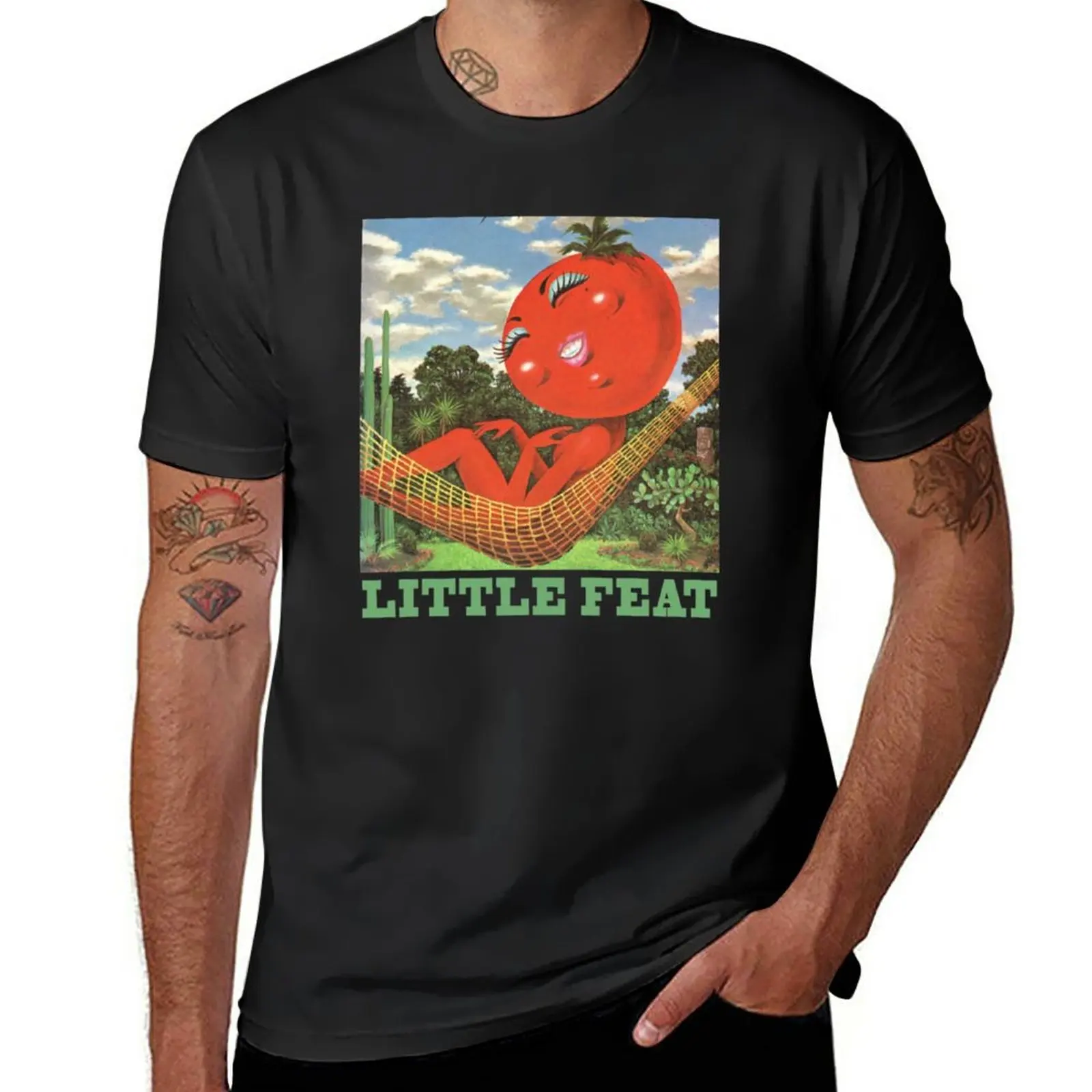 New Waiting For Columbus Little Feat music T-Shirt graphic t shirt aesthetic clothes Tee shirt T-shirts for men cotton