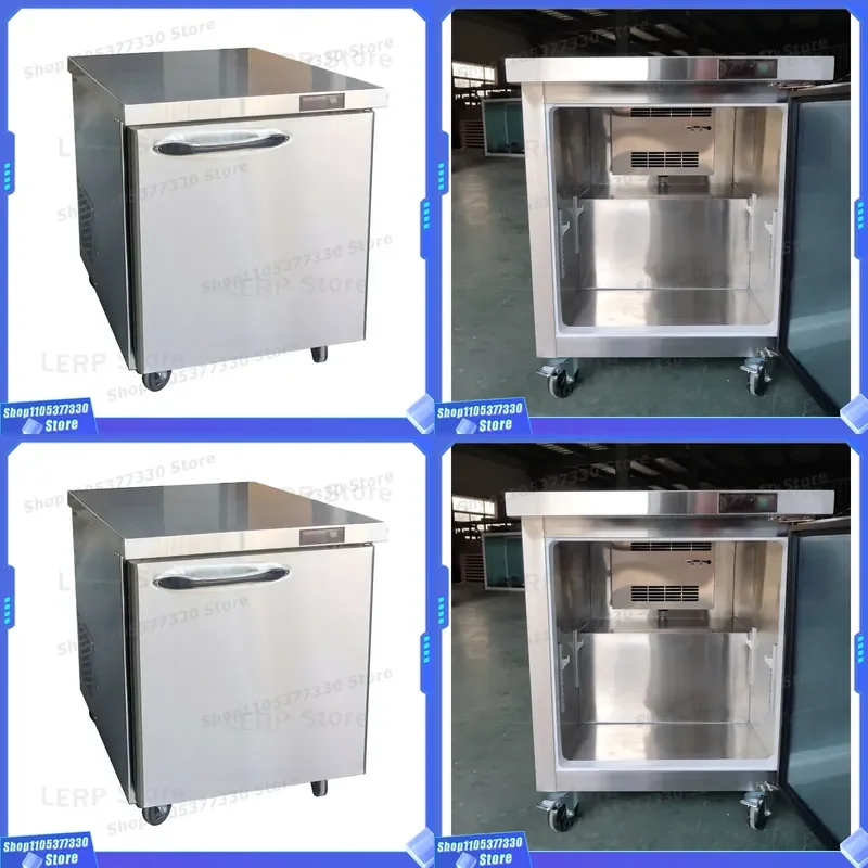 Commercial Under Counter Refrigerator Single Door Stainless Steel Bar Fridge Redbowl Compact Cooling Unit for Restaurant