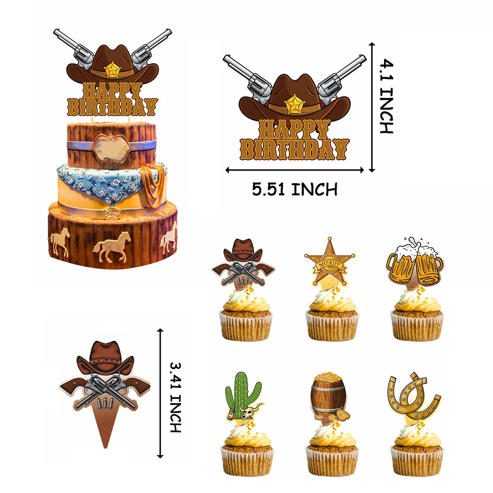 Pferd Geburtstag Dekoration Banner Ballon Holzmaserung Kunststoff Tischdecke Pappteller für rustikale Western Scheune Cowboy Partyzubehör – Detail 11