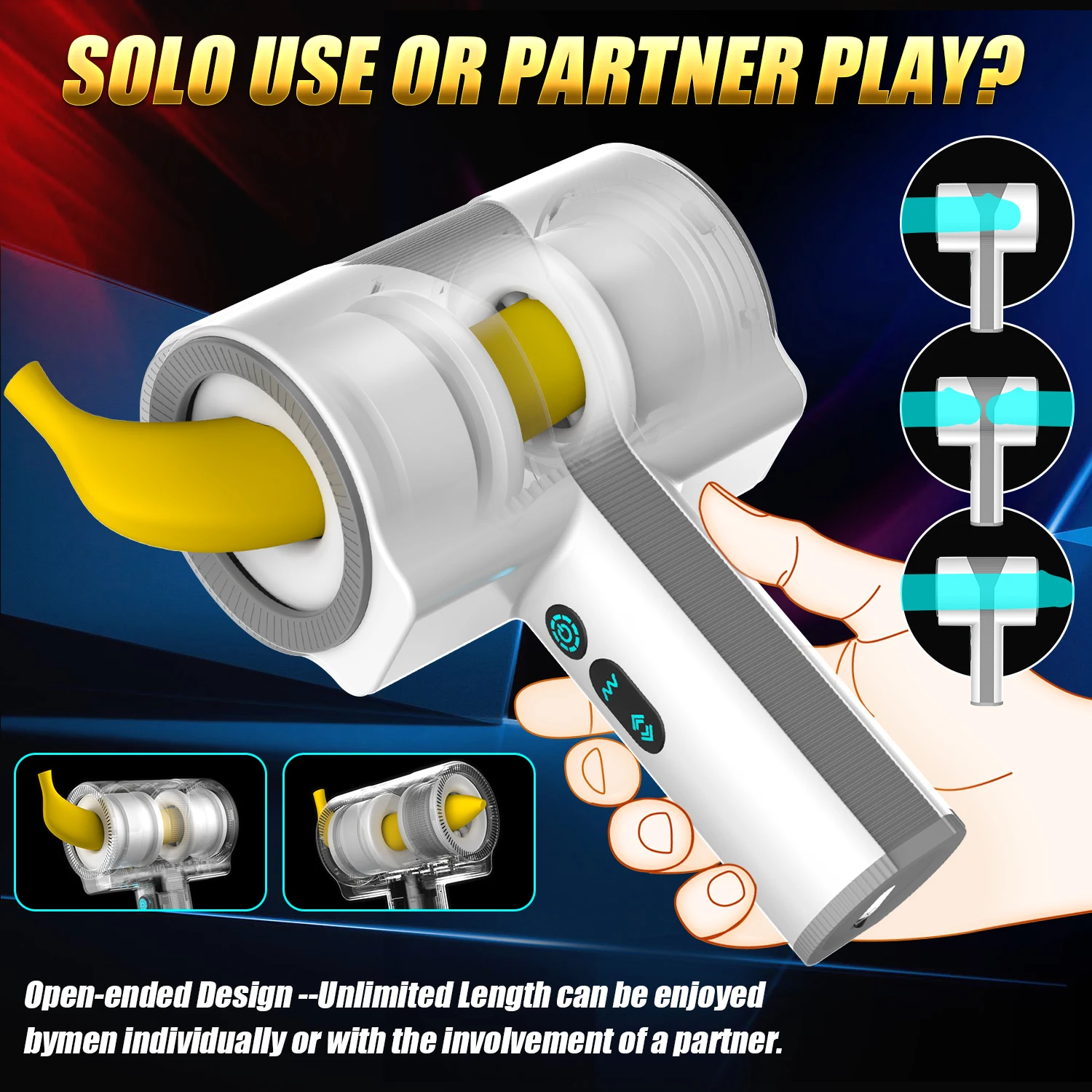 Copo masturbadores masculinos automáticos com 5*5*7 empurrando rotativa vibratória silenciosa mãos livres bolso buceta Stroker brinquedos sexuais 3D para mim