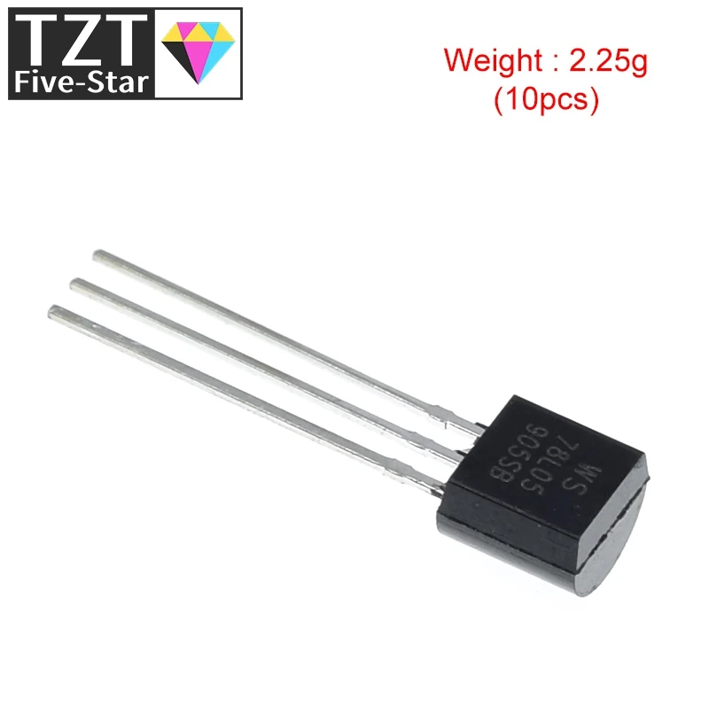 20/50/100 قطعة 78L05 L78L05 منظمات الجهد الخطي 5.0 فولت 0.1A إيجابي