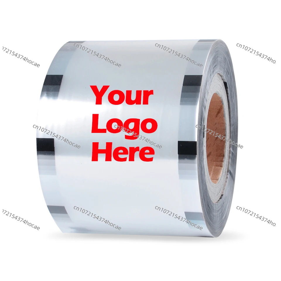 Custom Printed Logos and Patterns Boba Cup Sealing Film,Made of Plastic Paper Material for Boba Cup Sealer Machines