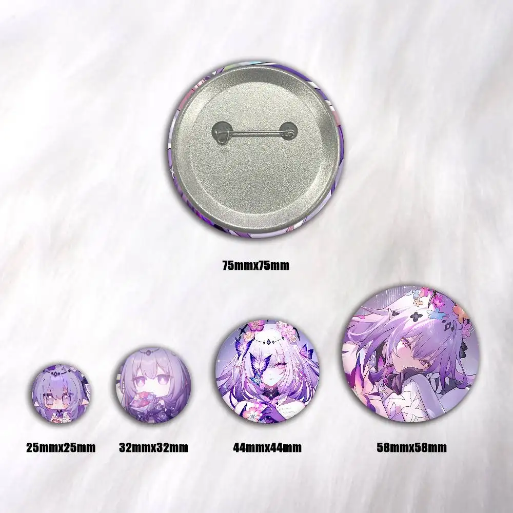 A-Cartoon Castorice Art Badges Button Round Creative Pin Brooch Badge Bag Decor Accessories Fans Collect Friends Gifts