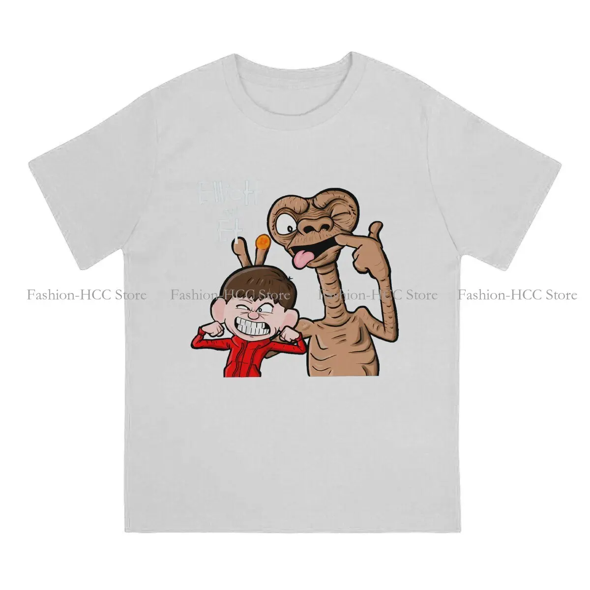 Elliott Et Special Polyester TShirt E.T. the Extra-Terrestrial Movie Comfortable Hip Hop Graphic  T Shirt Stuff