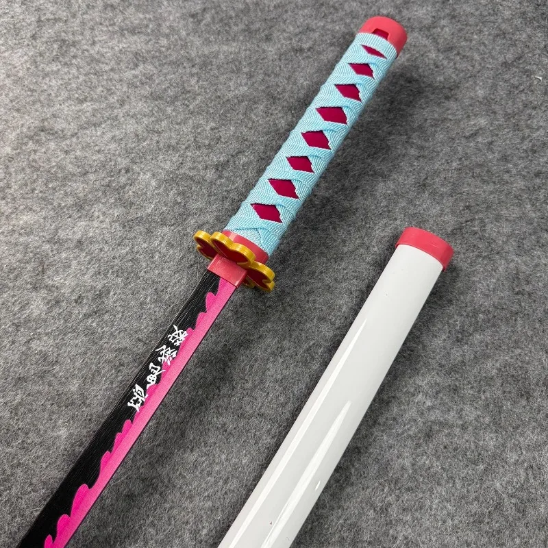 99 سنتيمتر السيف الخشبي تأثيري الدعامة شيطان القاتل شفرة غانلو معبد ميليكي غمد أوندد كاواكامي ميمي الخشب السيف أنيمي تظهر الدعامة