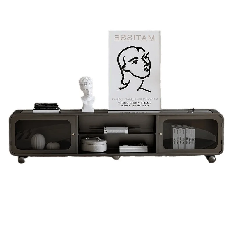 كريم الرياح تلفزيون خزانة طاولة القهوة مزيج شقة صغيرة غرفة المعيشة بسيطة #3