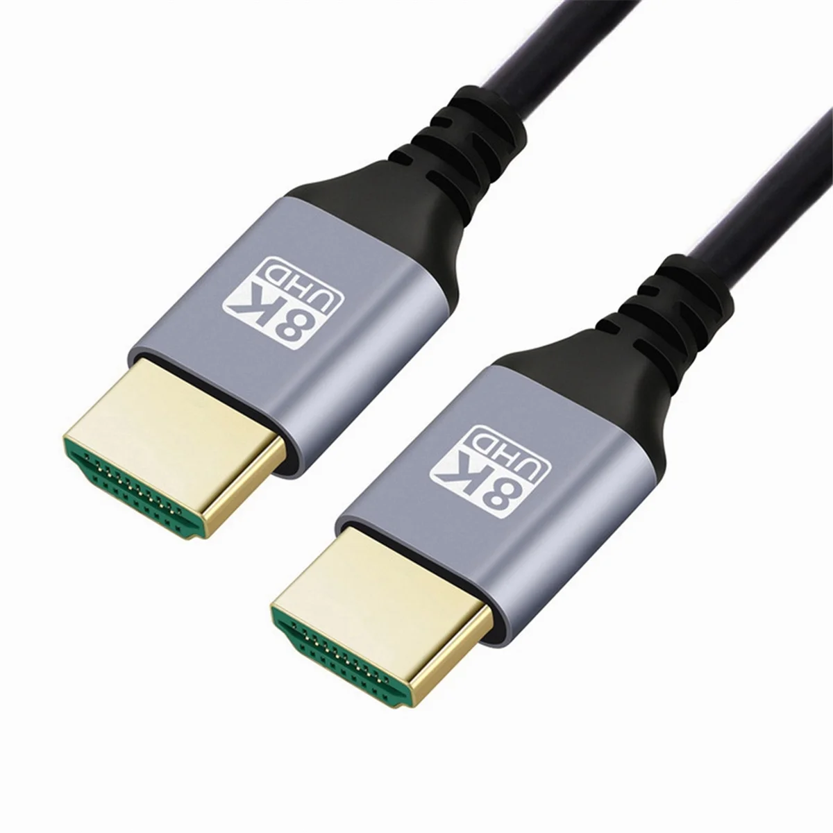 HDTV 2.1 8K Ultra HD Cable HDMI-Compatible 19+1 Core OD4.0 Ultra Thin Cable Multi-Function Tv Computer Monitor Cable,B