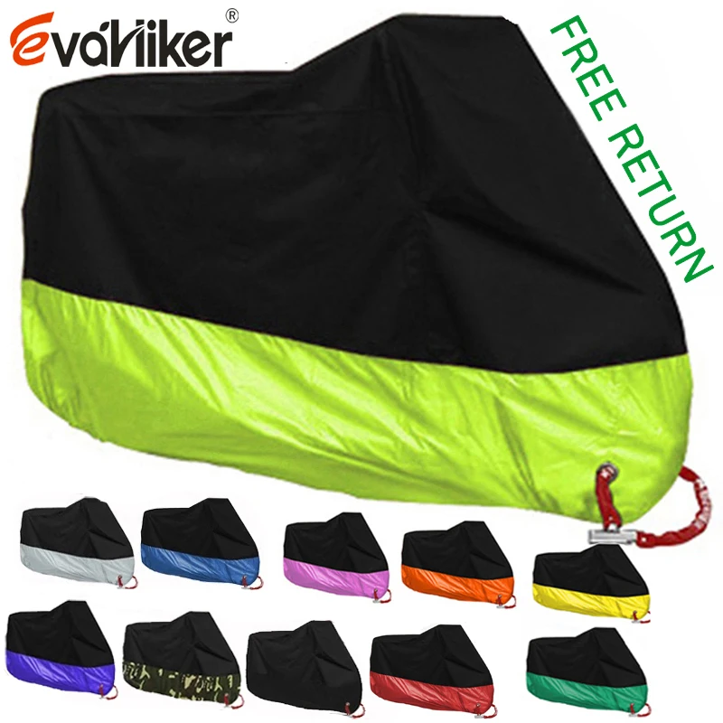 Motorcycle cover M L XL XXL XXXL XXXXL universal Outdoor Uv Protector Bike Rain Dustproof Scooter Covers waterproof 15colors