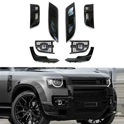 New Style LED Fog Lights Kit For Land Rover Defender 90 110 130 2020 2021 2022 Led Daytime Running Light Fog Lamp Headlight