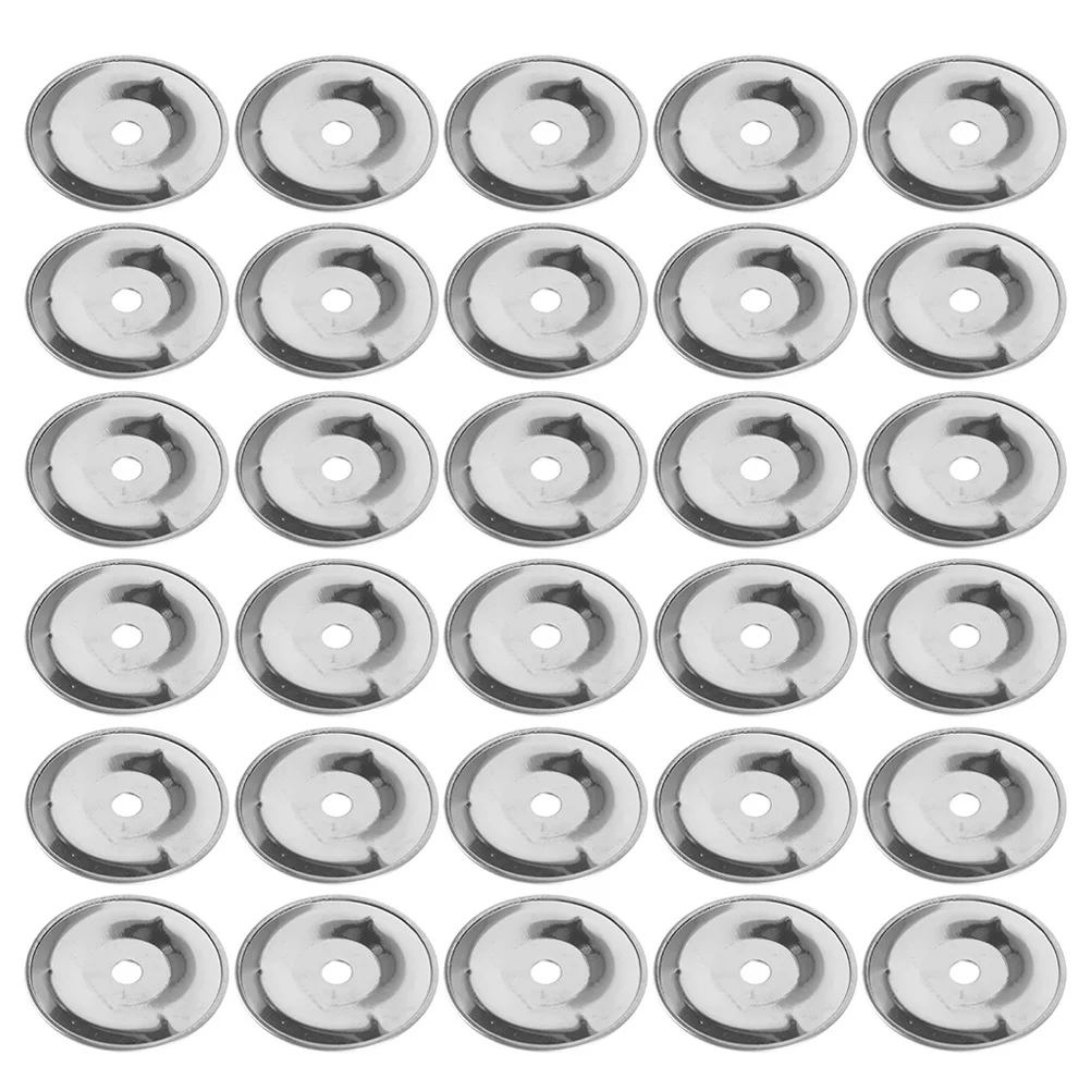 

50Pcs Drum Cymbal Crash Parts Stainless Iron Jazz Cymbals for Drum Set Practice Musical Instrument Metal Cymbals