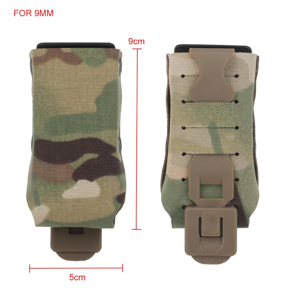 Tactical Molle Magazine Pouch Lightweight AR15/M4/9mm Mag Case Built-in Nylon Holder Hunting Militar Pistol Rifle Equipment