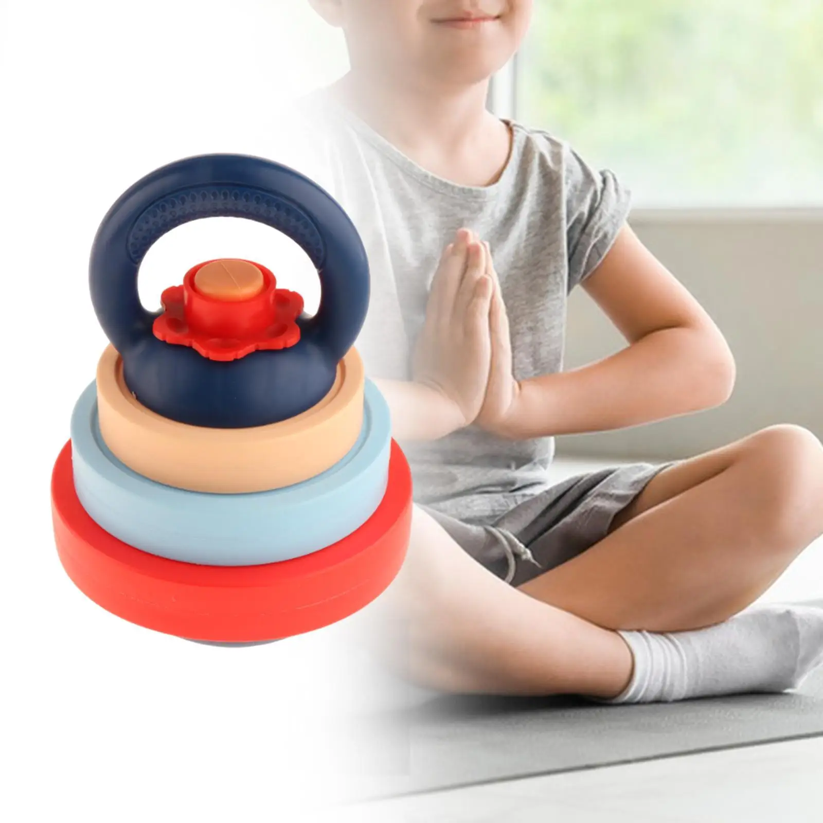 Conjunto de halteres Kettlebell infantil Equipamento esportivo de levantamento de peso para crianças para uso doméstico