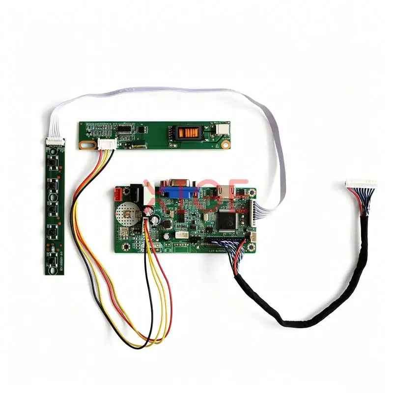 

LCD Monitor Controller Drive Board Fit QD14XL19 QD14XL12 QD14XL07 QD14XL20 1024*768 1024x768 1-CCFL LVDS 30-Pin HDMI+VGA DIY Kit