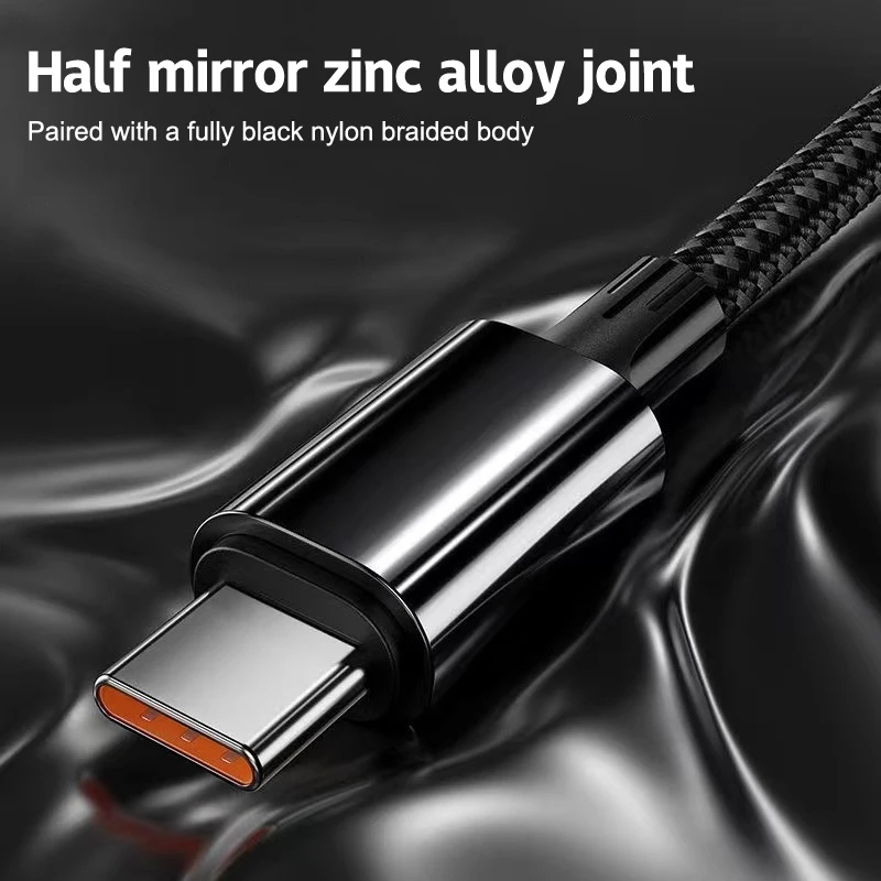 3 Meter Data Cable 240w 6A Fast Charging Data Cable Durable Multi-mobile Phone Compatible For Huawei Xiaomi Oppo Iphone